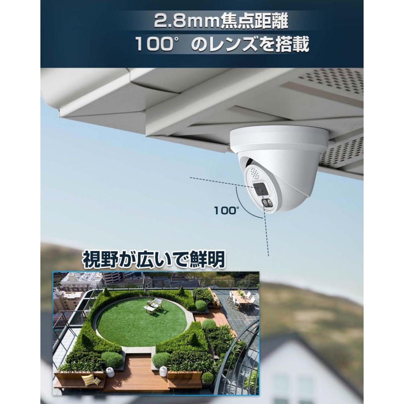 poe 8mp camera dome